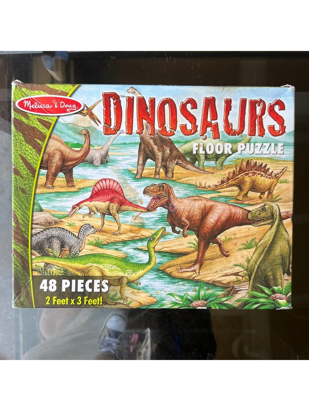 Melissa & Doug Dinosaurs Floor Puzzle 48 Pieces *COUNTED*